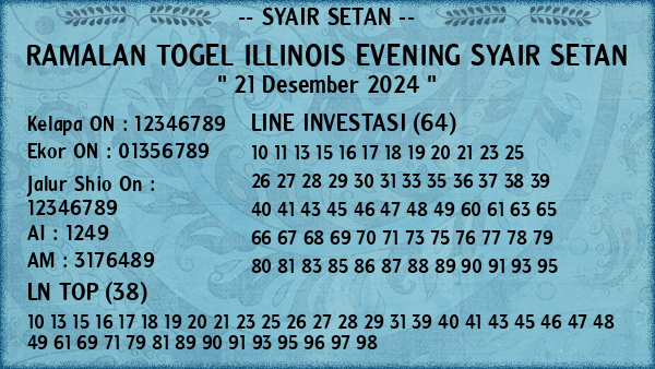 Prediksi Illinois Evening