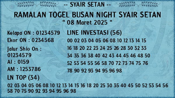 Prediksi Busan Night