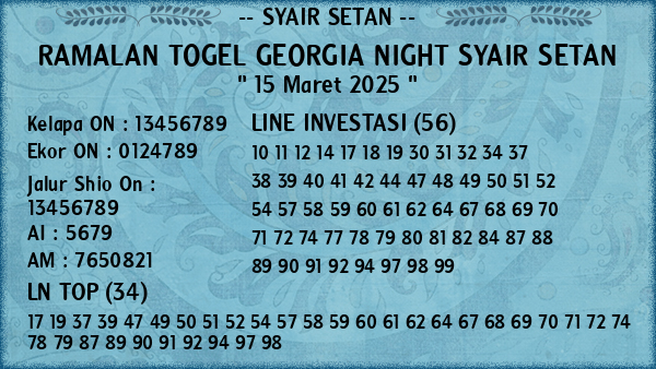 Prediksi Georgia Night