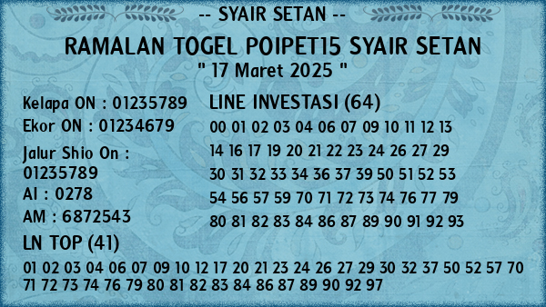 Prediksi Poipet15