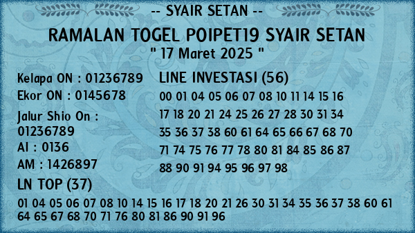 Prediksi Poipet19