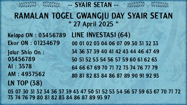 Prediksi Gwangju Day