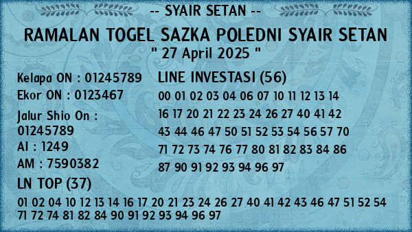 Prediksi Sazka Poledni