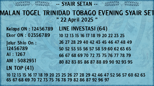 Prediksi Trinidad Tobago Evening