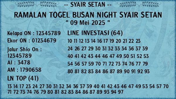 Prediksi Busan Night