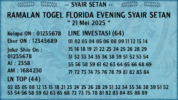 Prediksi Florida Evening