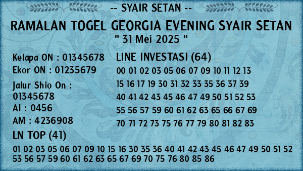 Prediksi Georgia Evening