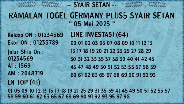 Prediksi Germany Plus5