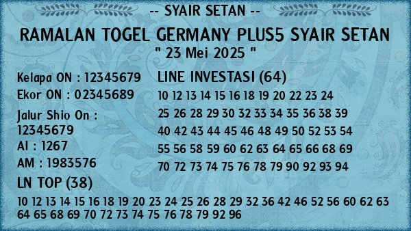 Prediksi Germany Plus5