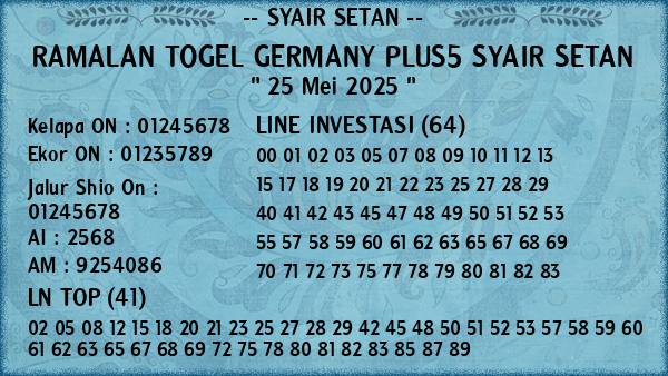 Prediksi Germany Plus5