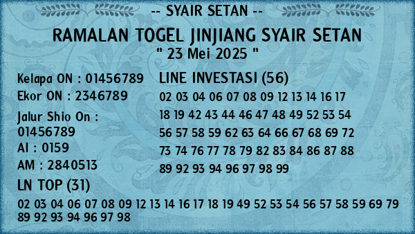 Prediksi Jinjiang