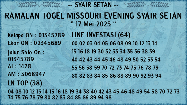 Prediksi Missouri Evening