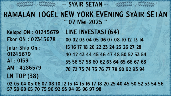 Prediksi New York Evening