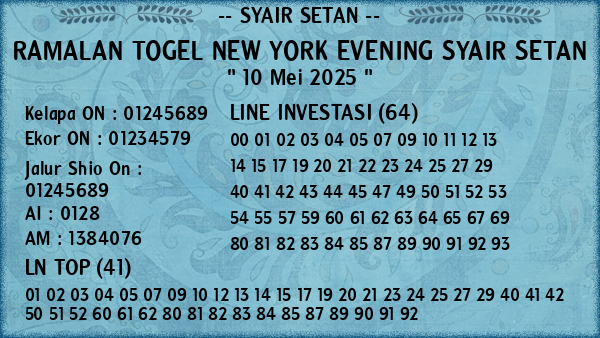 Prediksi New York Evening