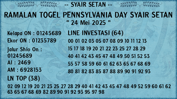 Prediksi Pennsylvania Day