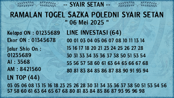 Prediksi Sazka Poledni