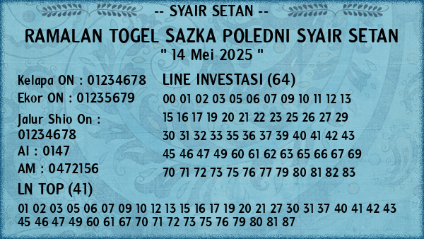 Prediksi Sazka Poledni
