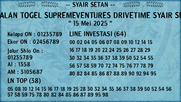 Prediksi Supremeventures Drivetime