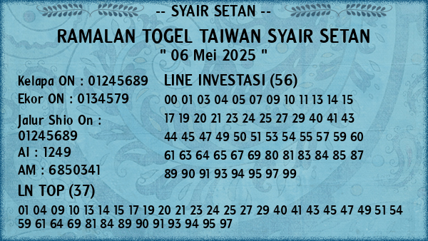 Prediksi Taiwan