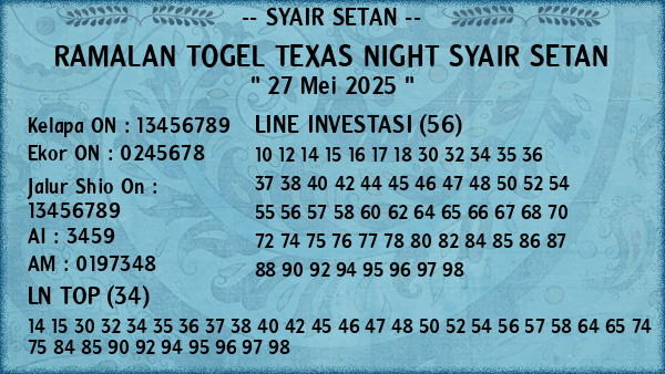 Prediksi Texas Night