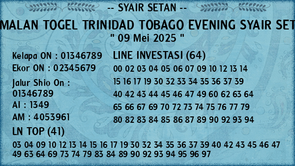 Prediksi Trinidad Tobago Evening
