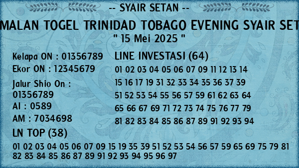Prediksi Trinidad Tobago Evening