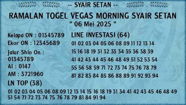 Prediksi Vegas Morning
