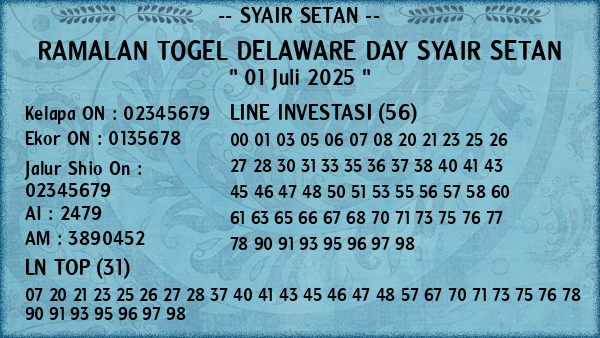 Prediksi Delaware Day