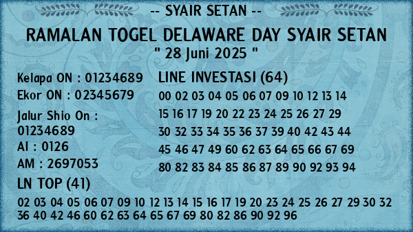 Prediksi Delaware Day