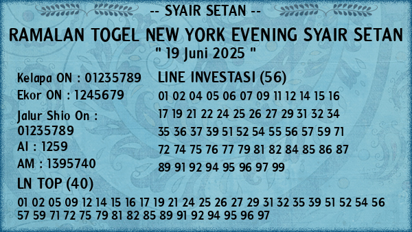Prediksi New York Evening