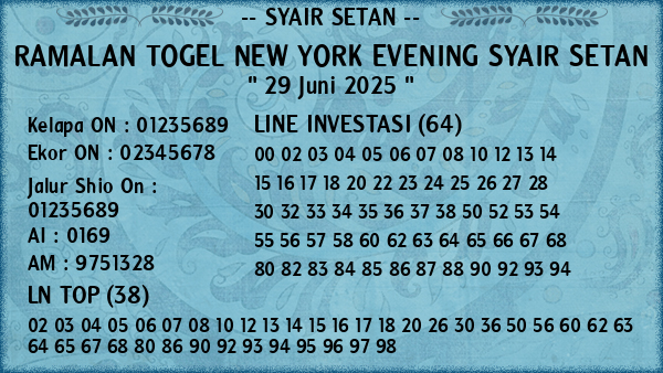 Prediksi New York Evening