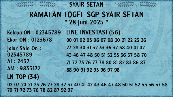 Prediksi SGP