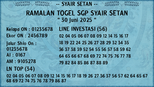 Prediksi SGP