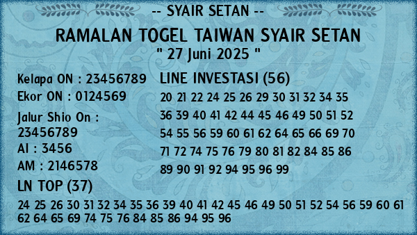 Prediksi Taiwan