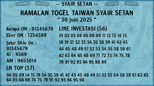 Prediksi Taiwan