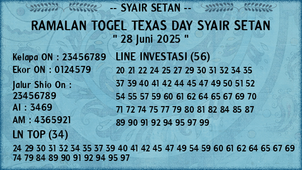 Prediksi Texas Day