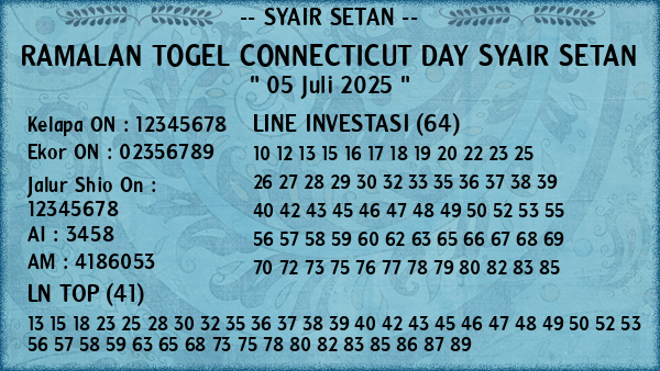 Prediksi Connecticut Day