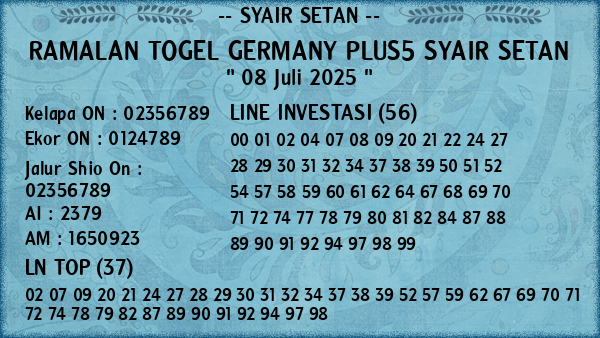 Prediksi Germany Plus5