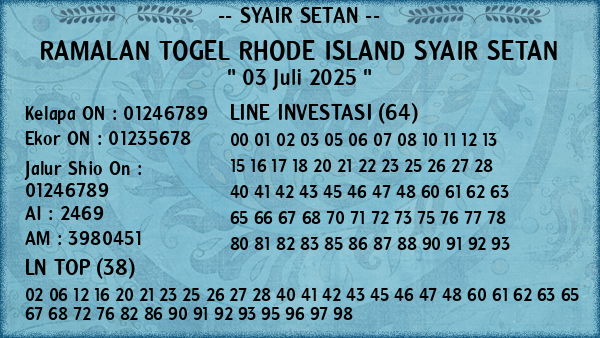Prediksi Rhode Island