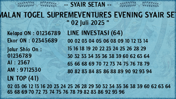 Prediksi Supremeventures Evening