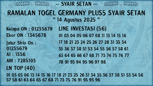 Prediksi Germany Plus5