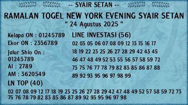 Prediksi New York Evening