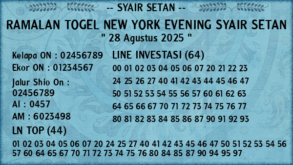 Prediksi New York Evening