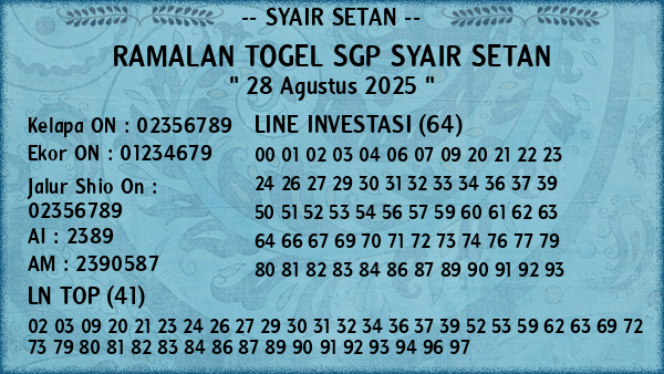 Prediksi SGP