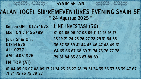 Prediksi Supremeventures Evening