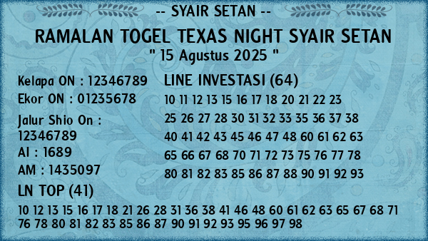 Prediksi Texas Night