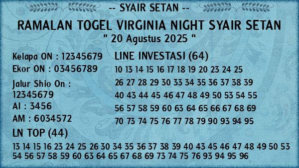 Prediksi Virginia Night