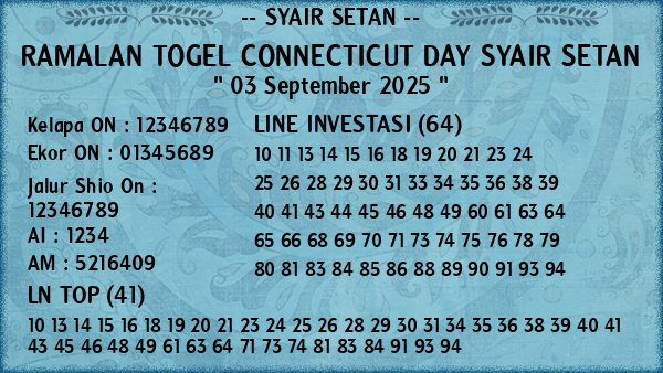 Prediksi Connecticut Day