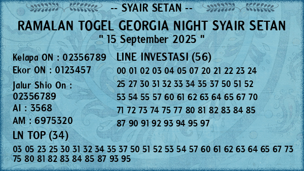 Prediksi Georgia Night