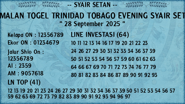 Prediksi Trinidad Tobago Evening